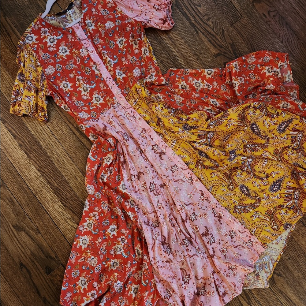 NWT-Zara patchwork dress-perfect for fall!